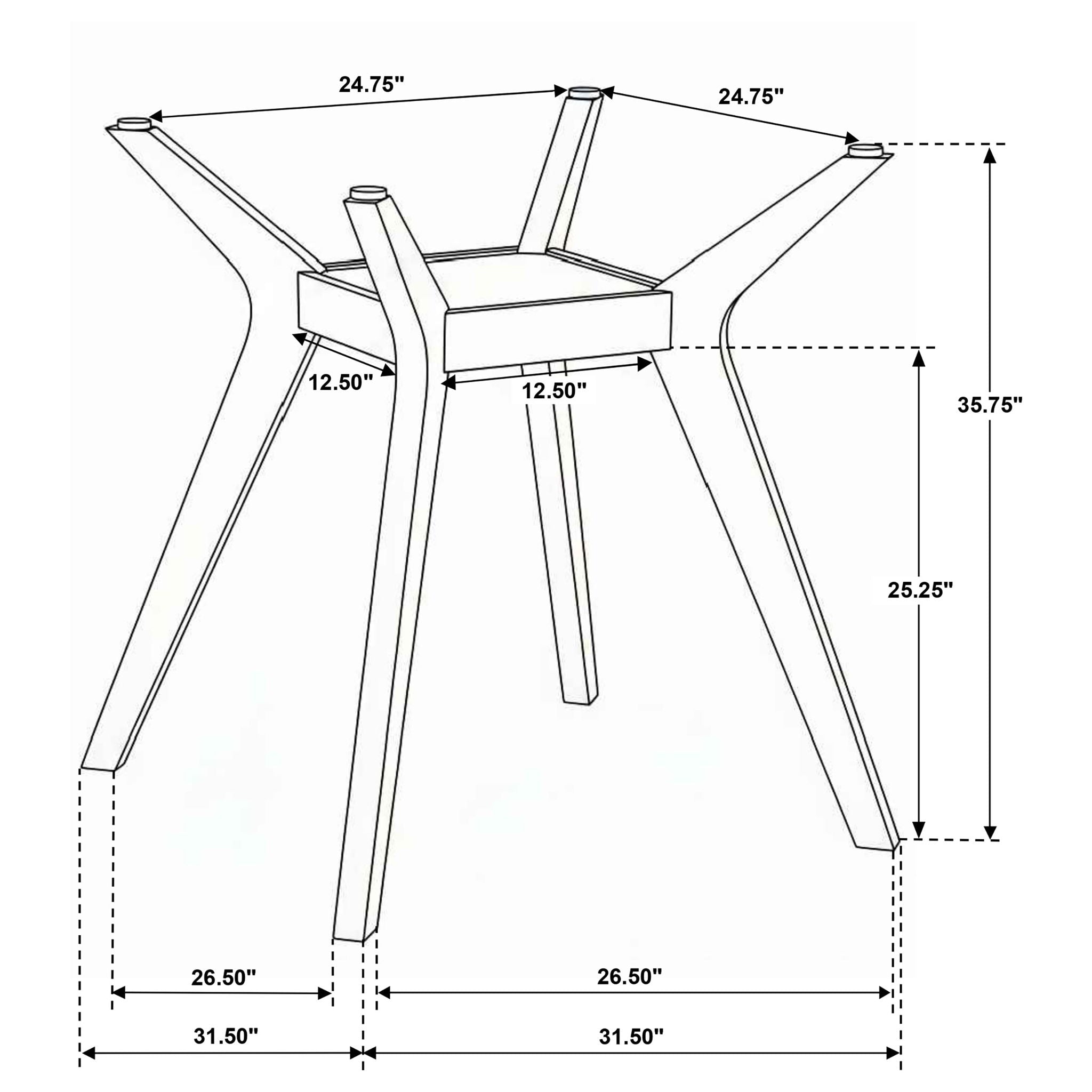 Flynn - 5 Piece Counter Height Dining Set