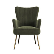 Accent Chair With Unique Print Fabric