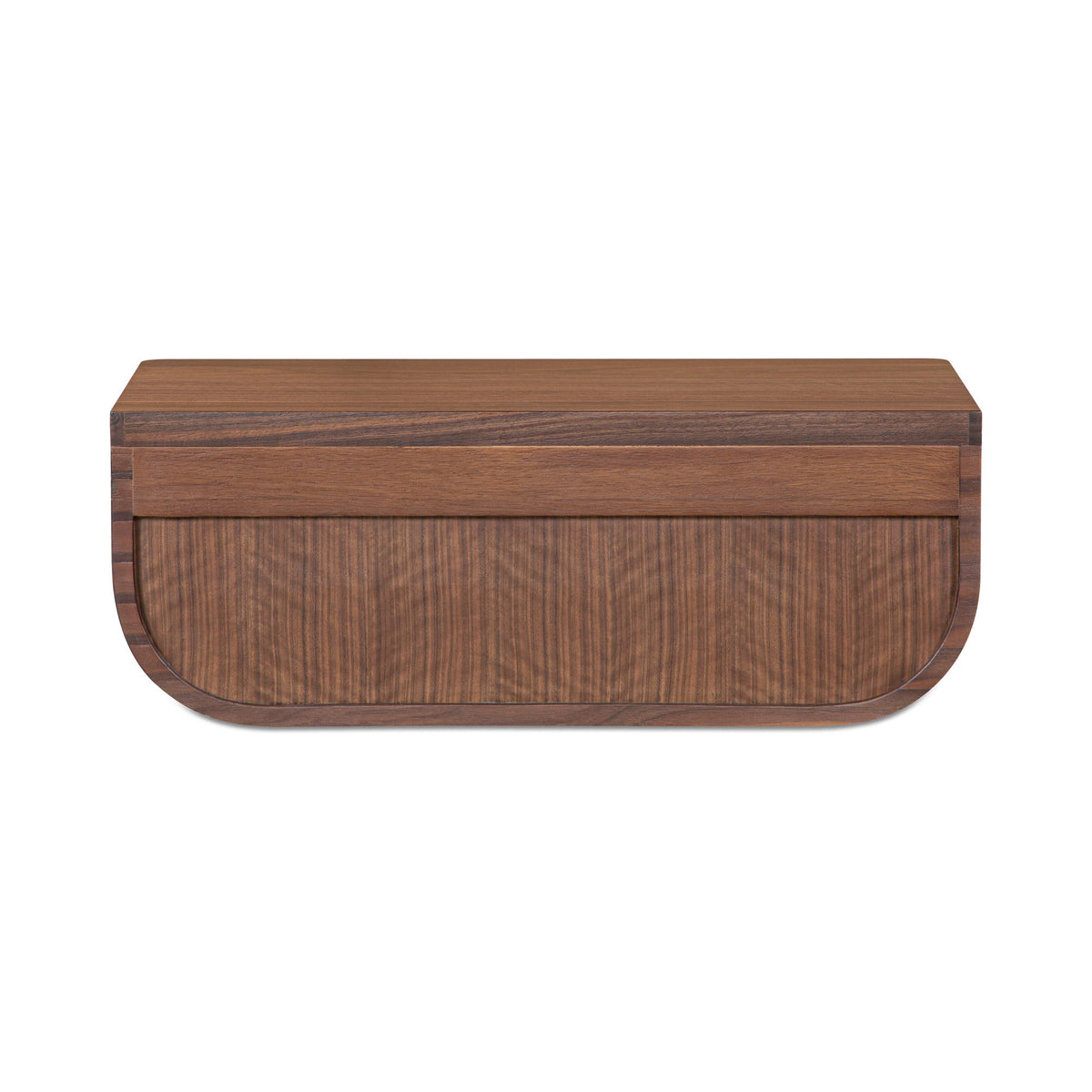 Hettie - Floating Nightstand - Dark Brown