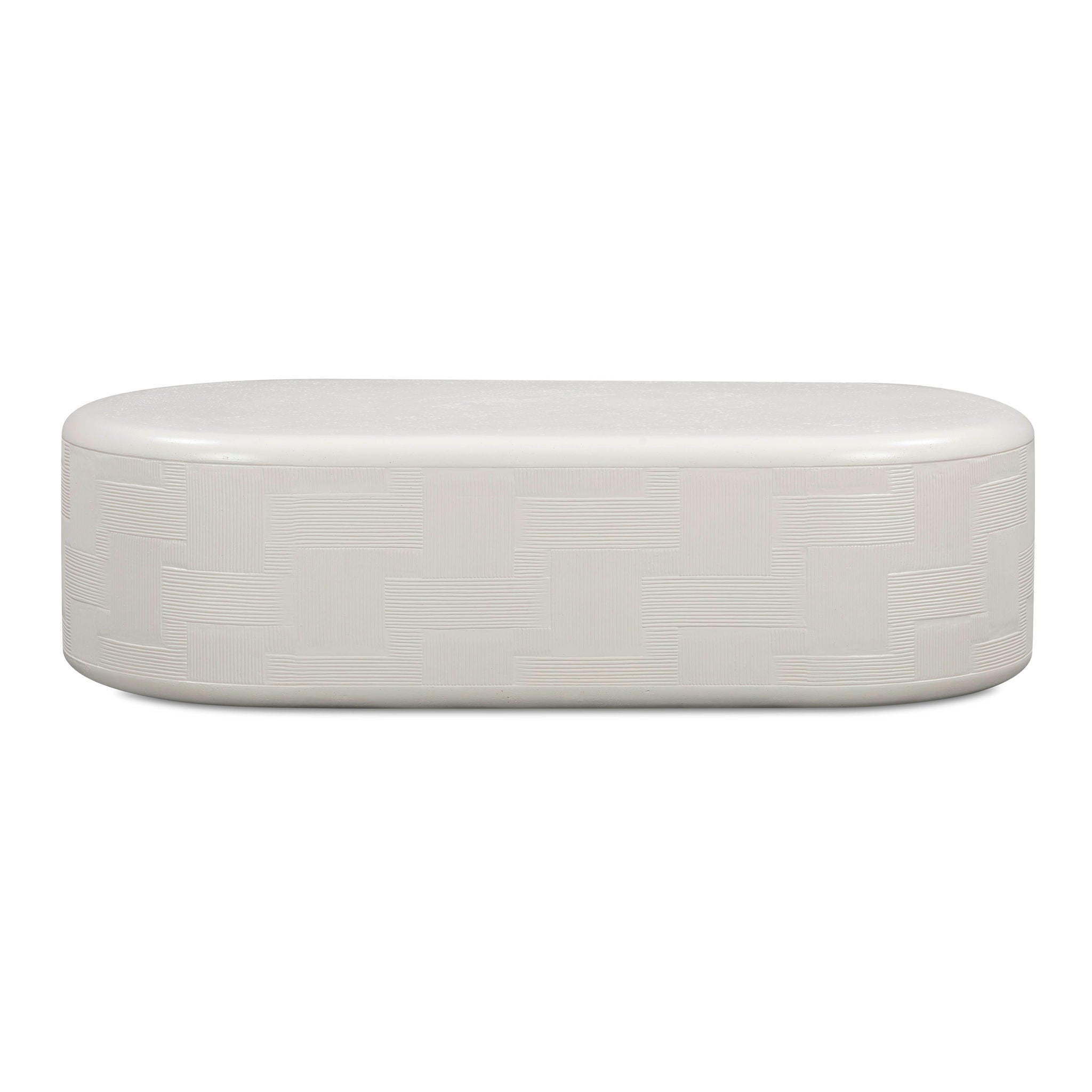 Suraya - Concrete Rounded Coffee Table
