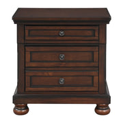 Cumberland - Nightstand, Hidden Drawer - Brown