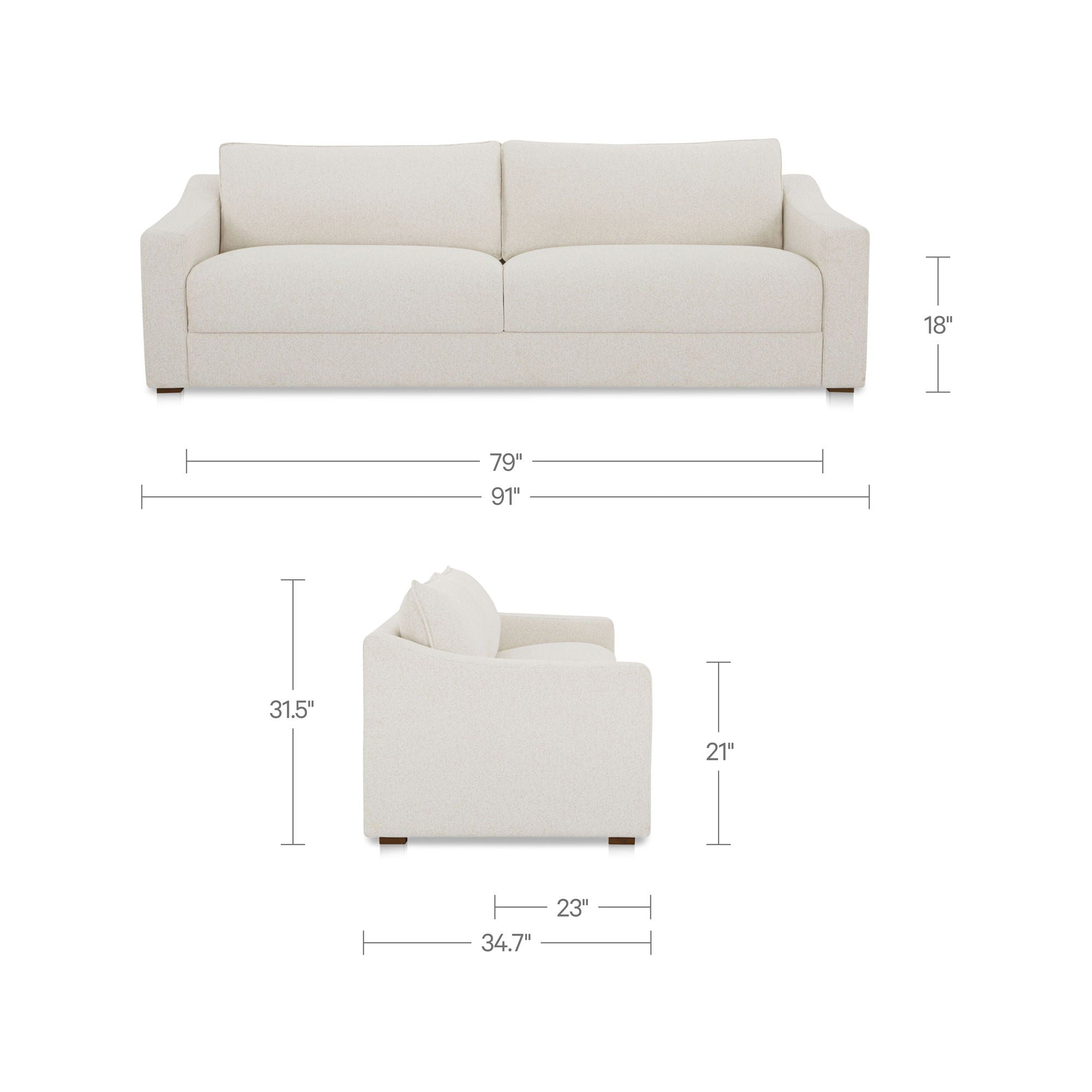 Farrow - Sofa - Flecked Oat