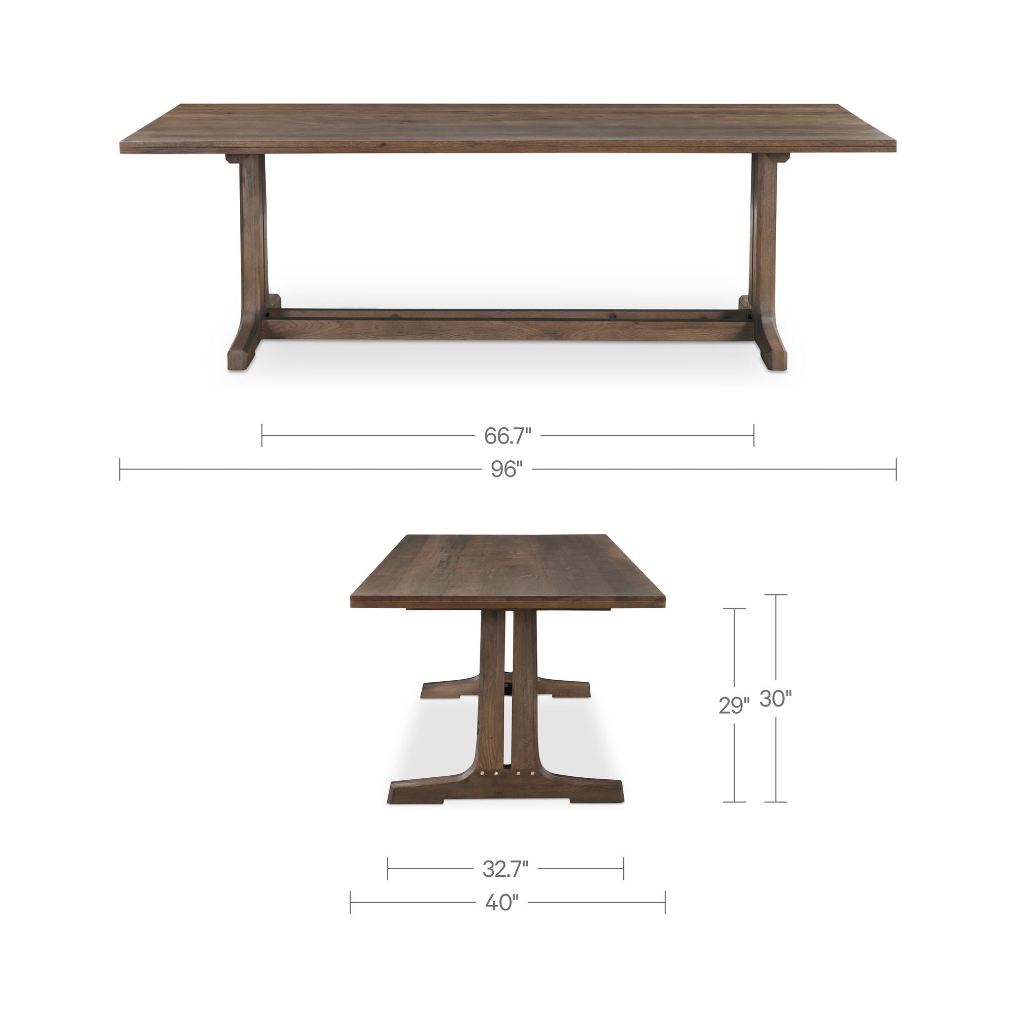 Samuel - Dining Table - Dark Brown