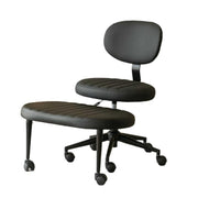 Ergonomic Cross Legged Office Chair With Back Support