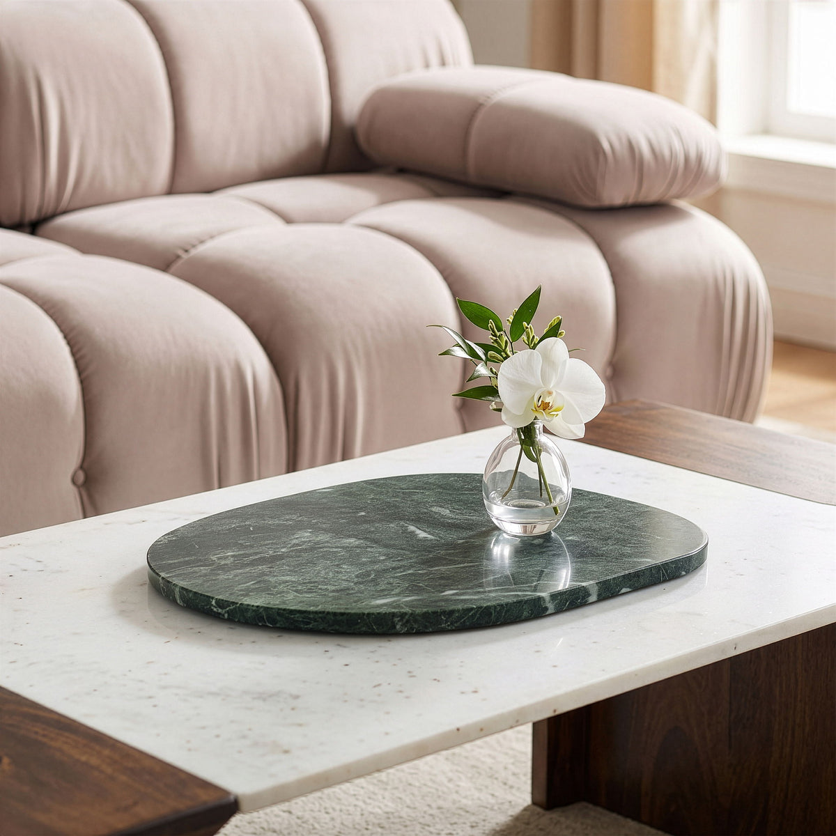 Livia - Genuine Marble Decorative Tray