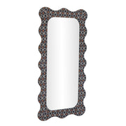 Charlene - 39" x 75" Squiggle Wall Mirror - Biologic Print