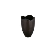 Athena - Cast Aluminum Vase - Blackened Bronze / Brown