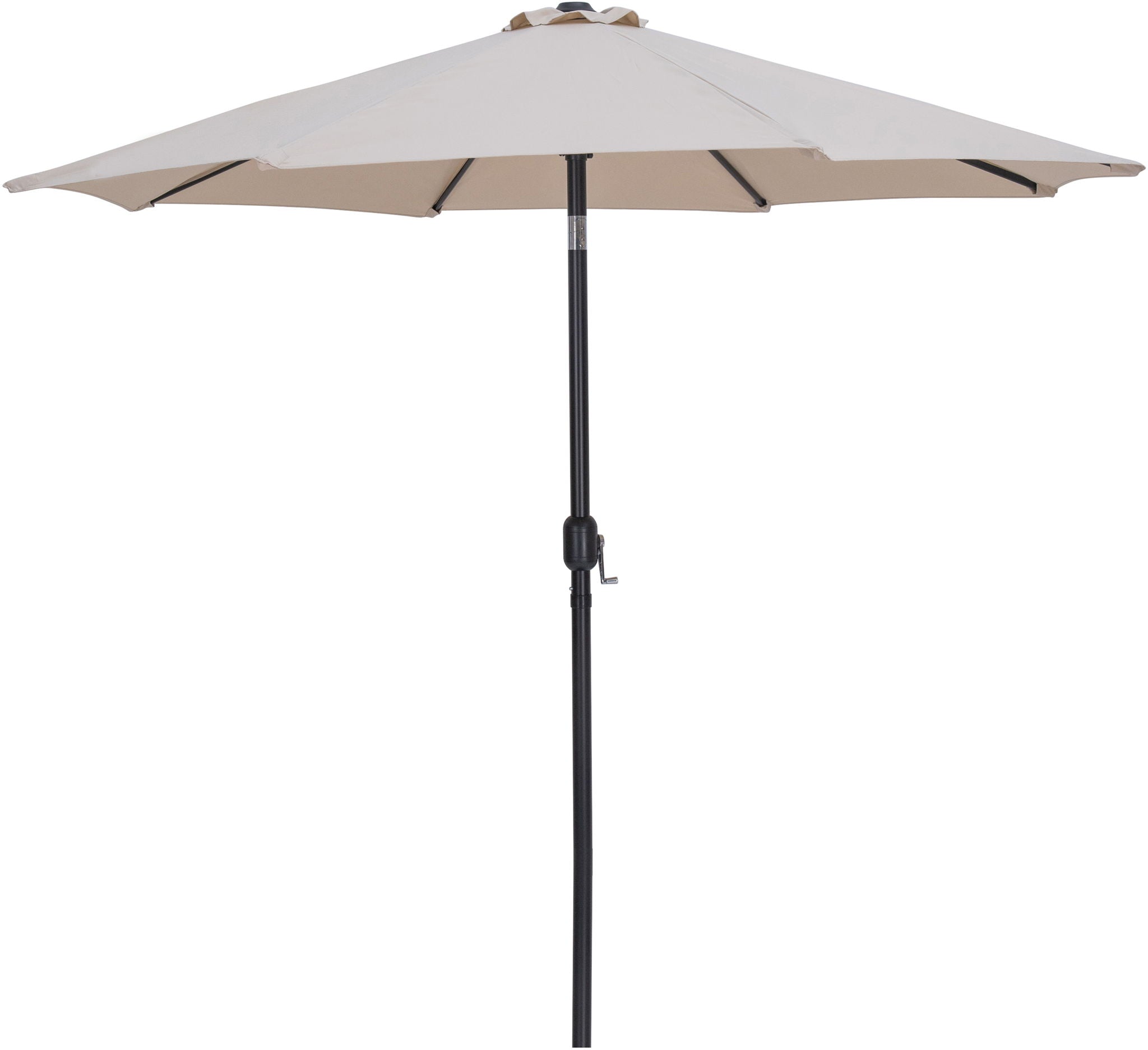 Fiji - Aluminum Patio Umbrella With Square White And Black Base