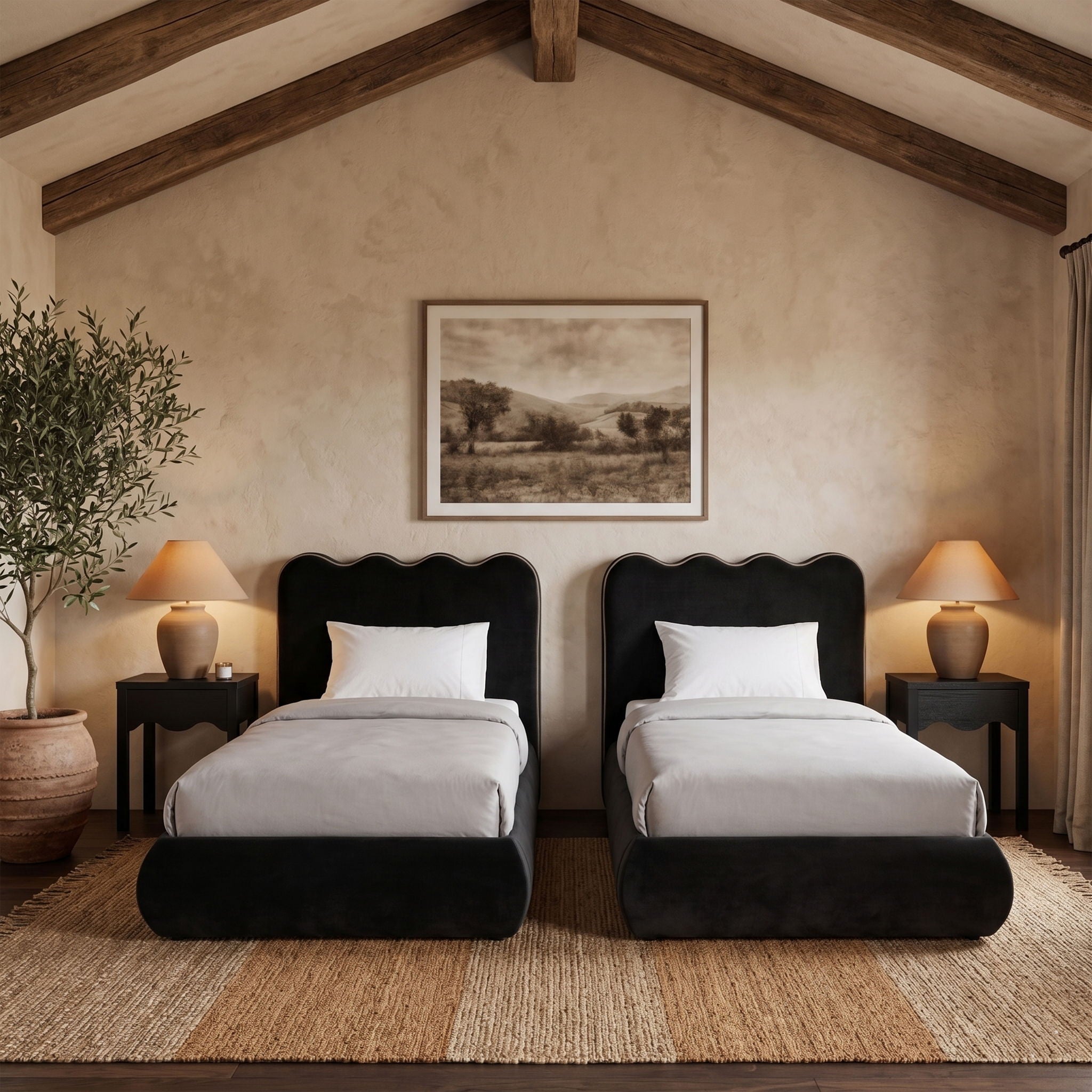 Tempo - Velvet Upholstered Bed