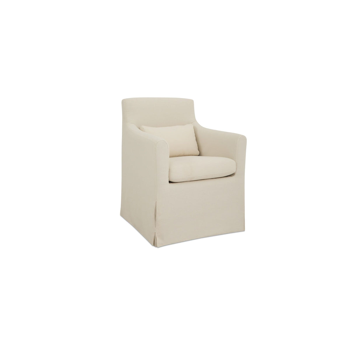 Lydia - Outdoor Slipcover Dining Chair - Cream