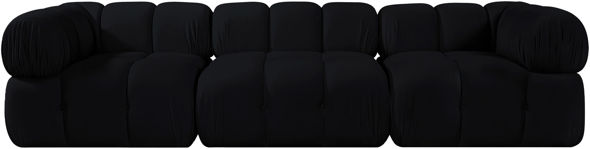 Orin - Velvet Performance Fabric Upholstered 3 Piece Modular Sofa