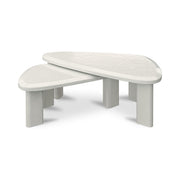 Sophie - Outdoor Nesting Table Set - Cream Lacquer / Beige