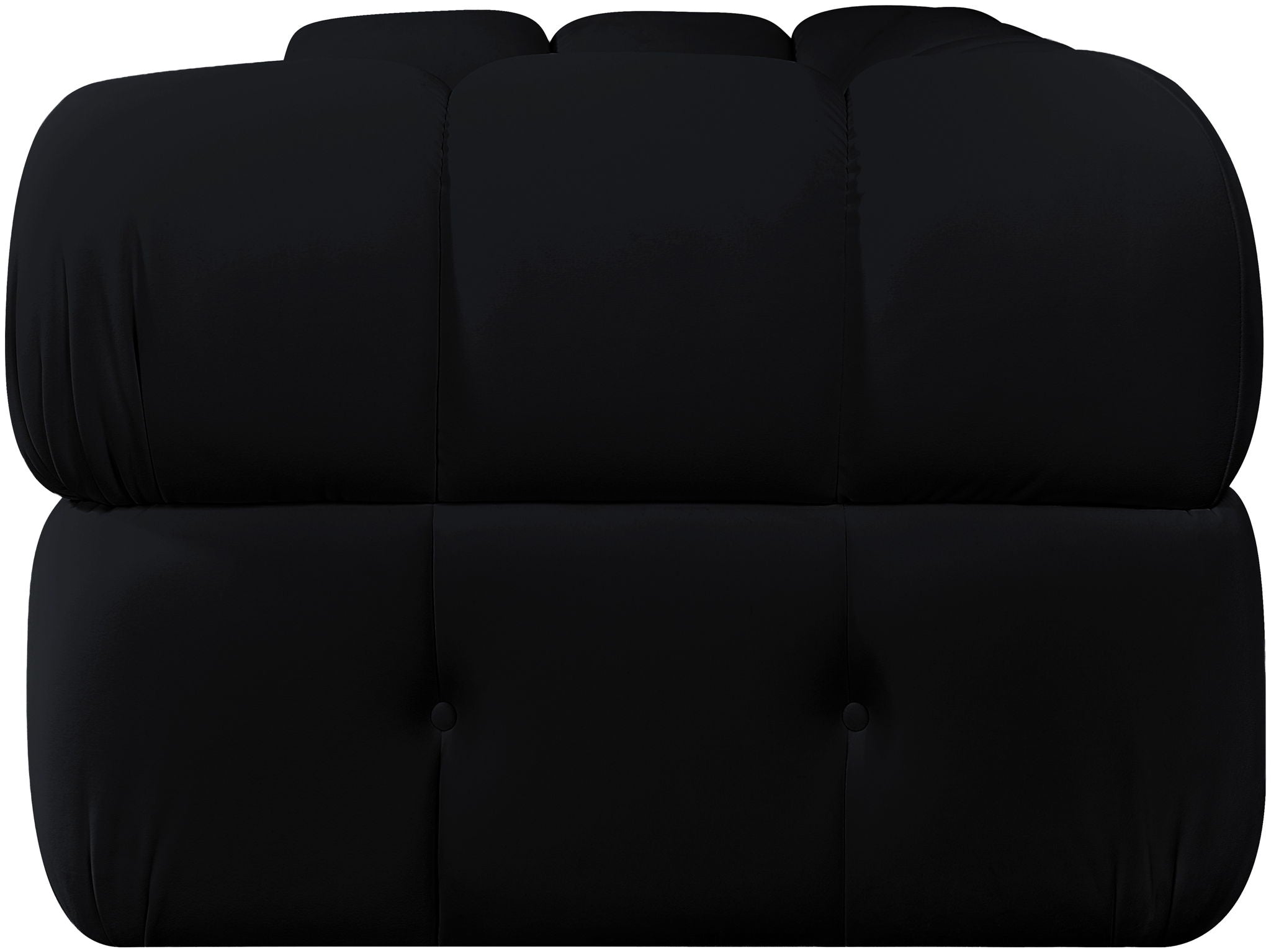 Orin - Velvet Performance Fabric Upholstered 2 Piece Modular Sofa (2 Corner Chairs)