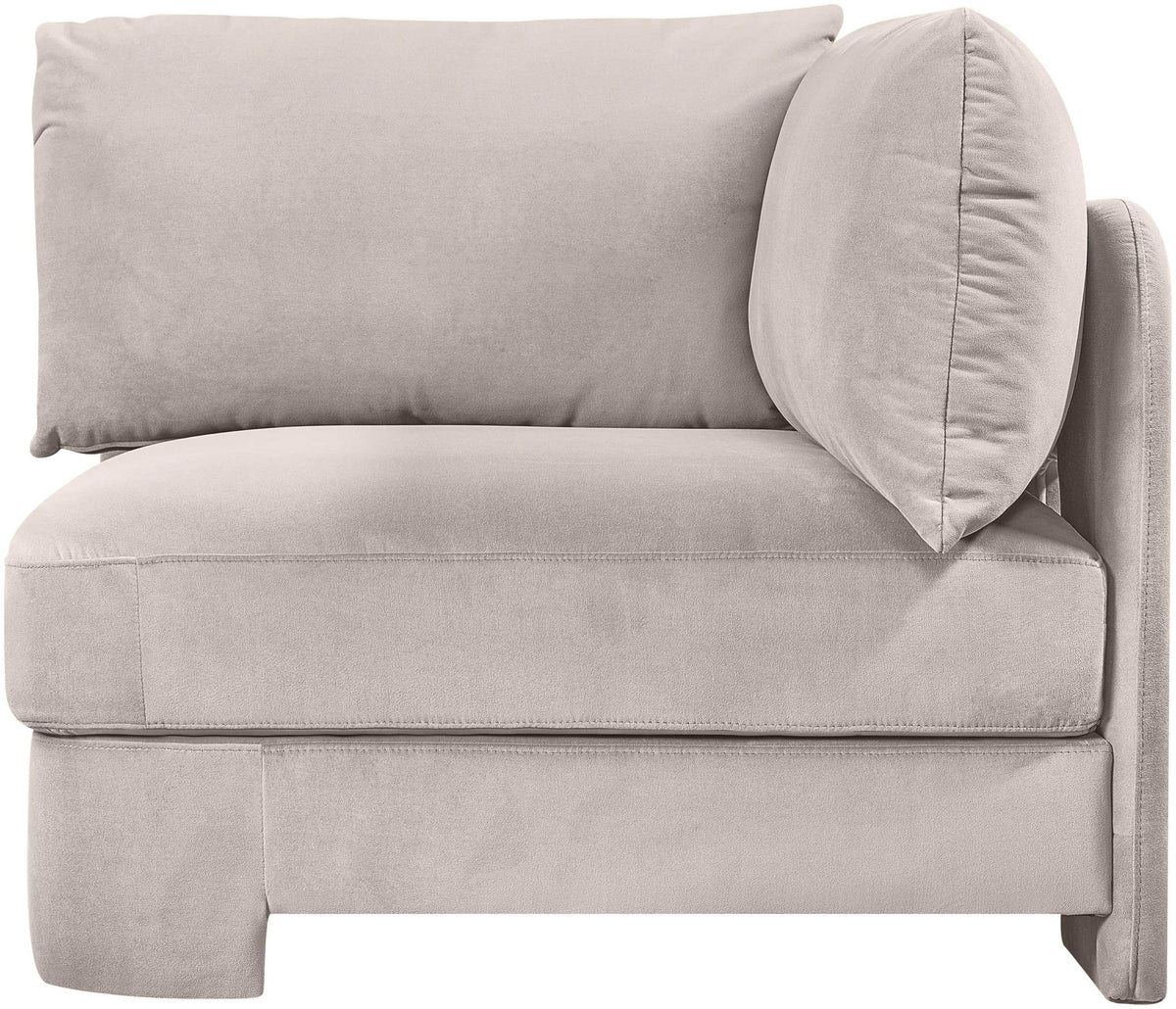 Hammond - Velvet Performance Fabric Upholstered Corner Chair