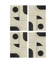 Element - Mango Wood 4 Piece Wall Art