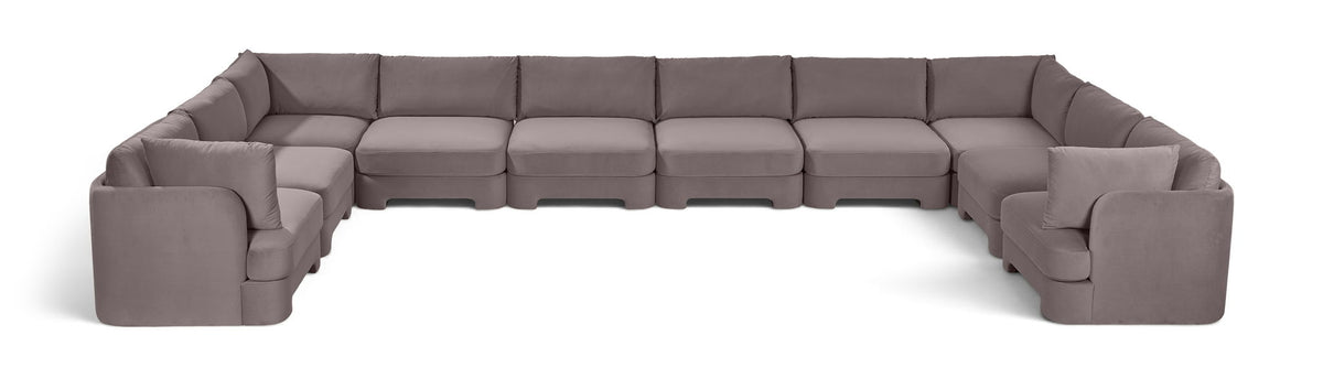 Hammond - Velvet Performance Fabric Upholstered 10 Piece Sectional