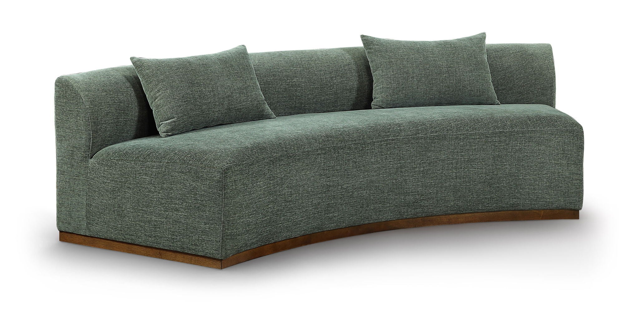 Avanti - 104" Chenille Fabric Upholstered Sofa