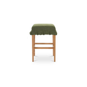 Anna - Counter Stool - Green / Light Brown