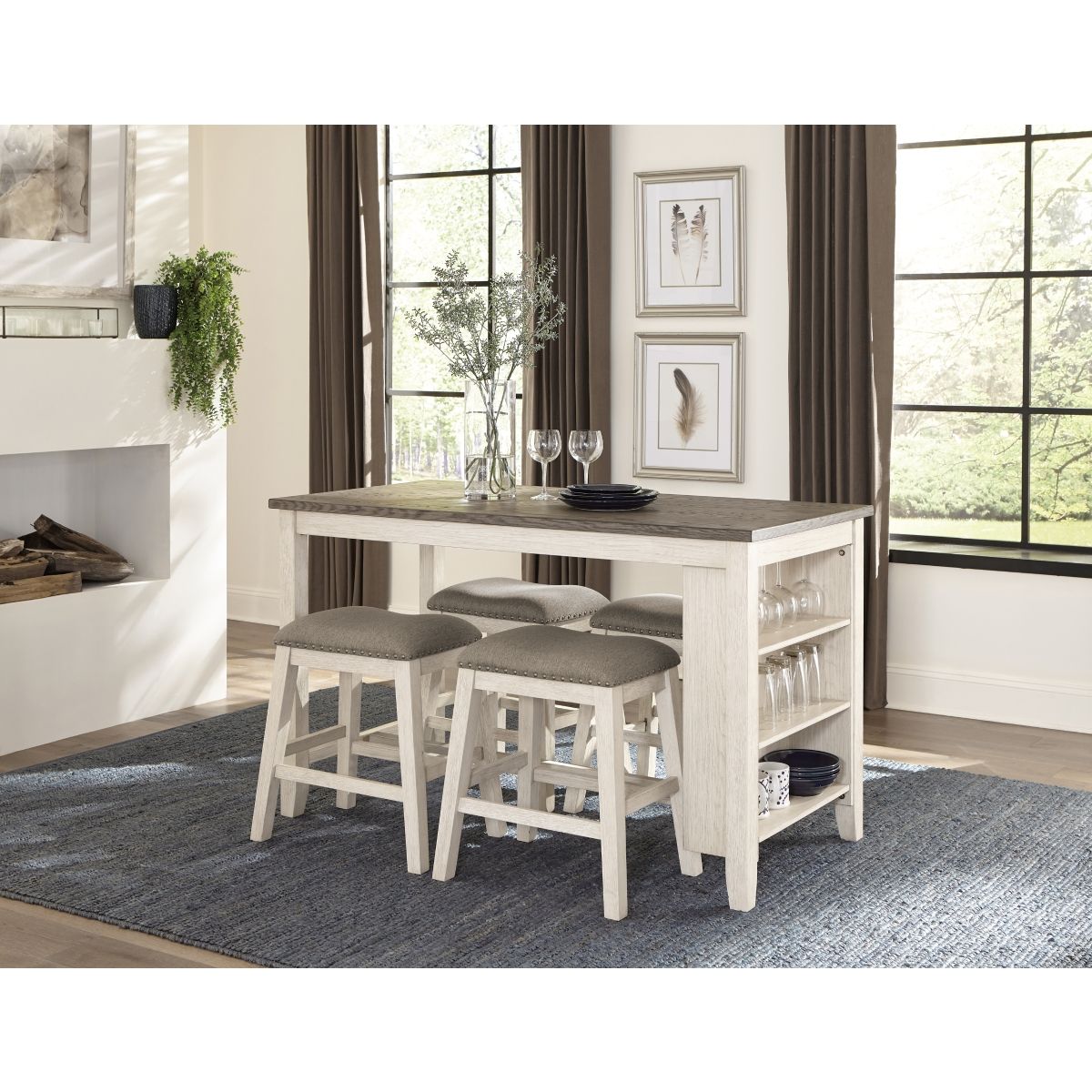 Timbre - Counter Height Stool (Set of 2)