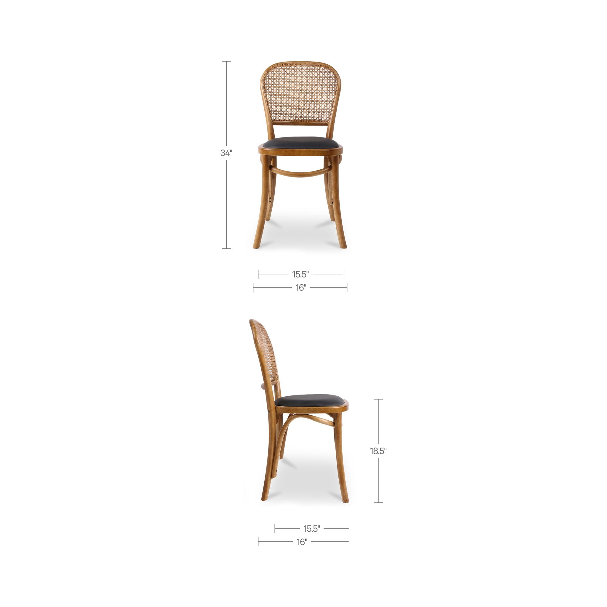 Bedford - Dining Chair (Set of 2) - Light Brown