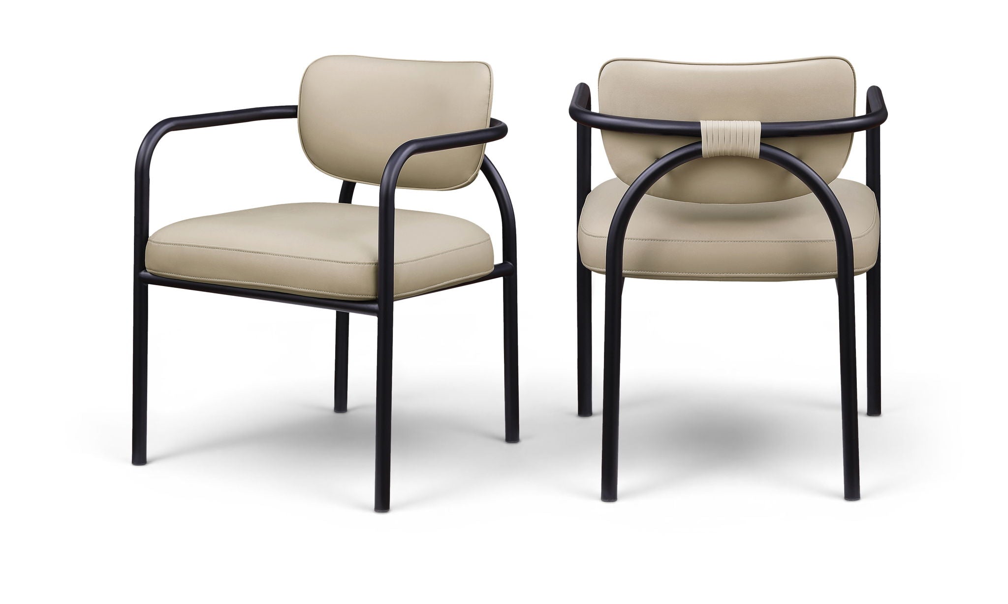 Serava - Vegan Leather Upholstered Dining Chair (Set of 2)