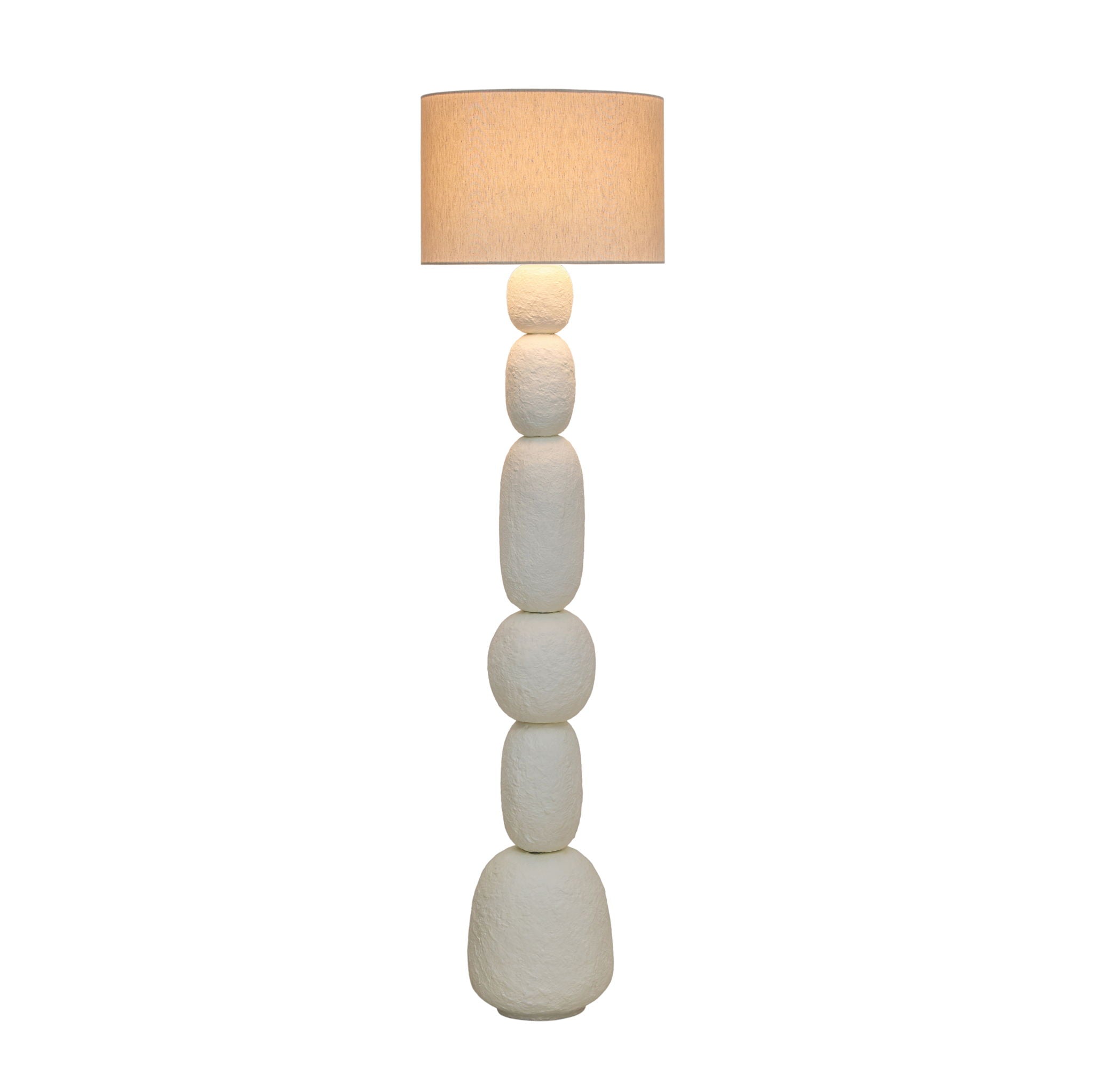 Pebble - Papier Mache Lamp