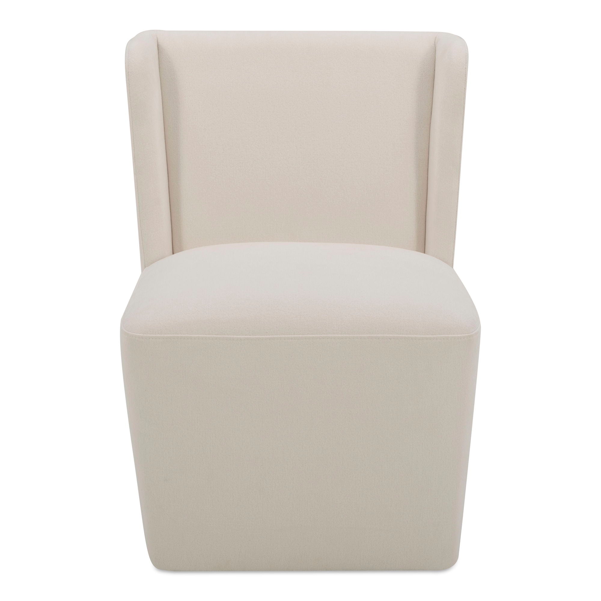 Cormac - Rolling Dining Chair - Cream