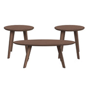 Theo - Three Pack Occasional Set With Coffee Table And 2 End Tables - Walnut