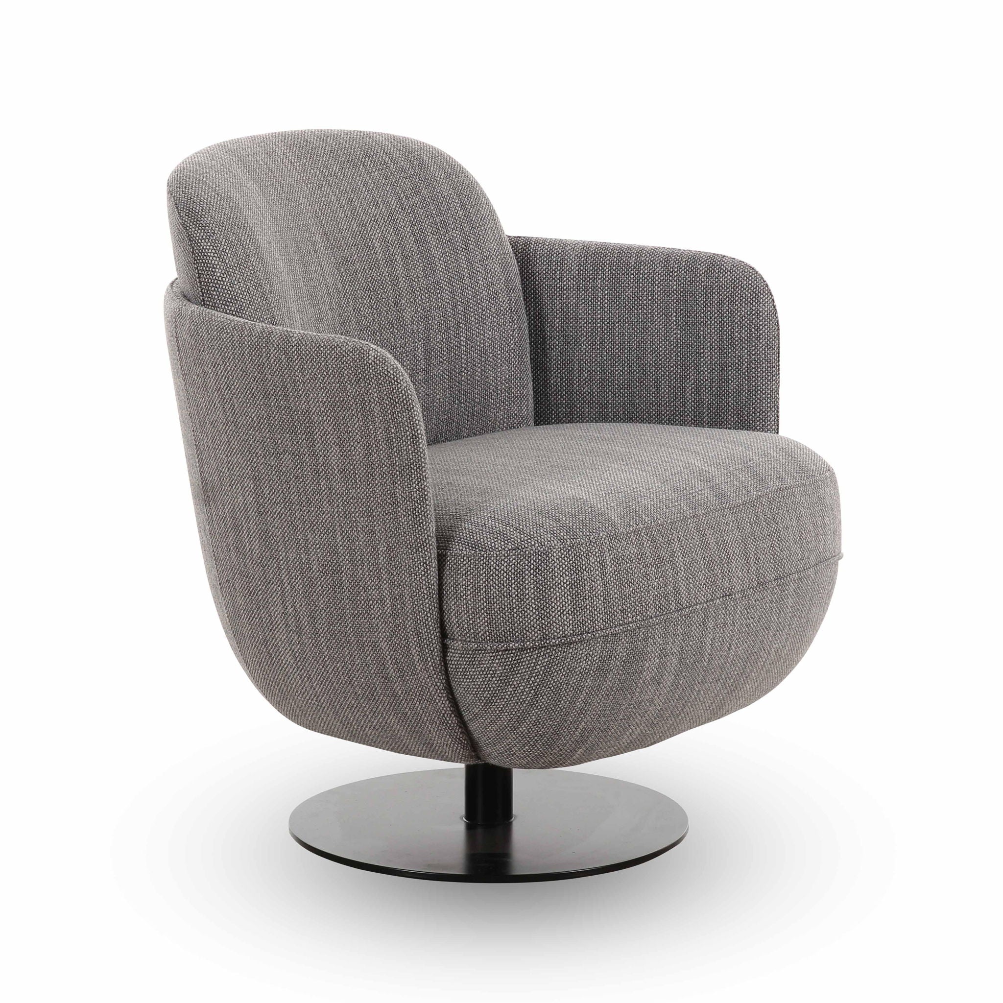 Solange - Swivel Chair - Gray