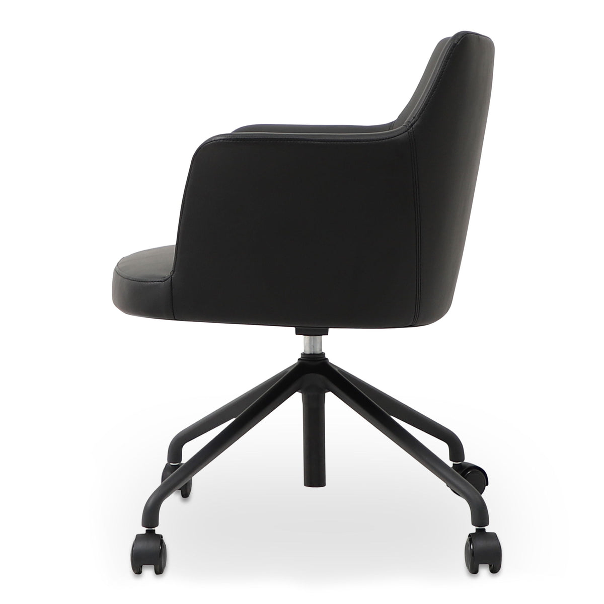 Morris - PVC Office Chair - Black
