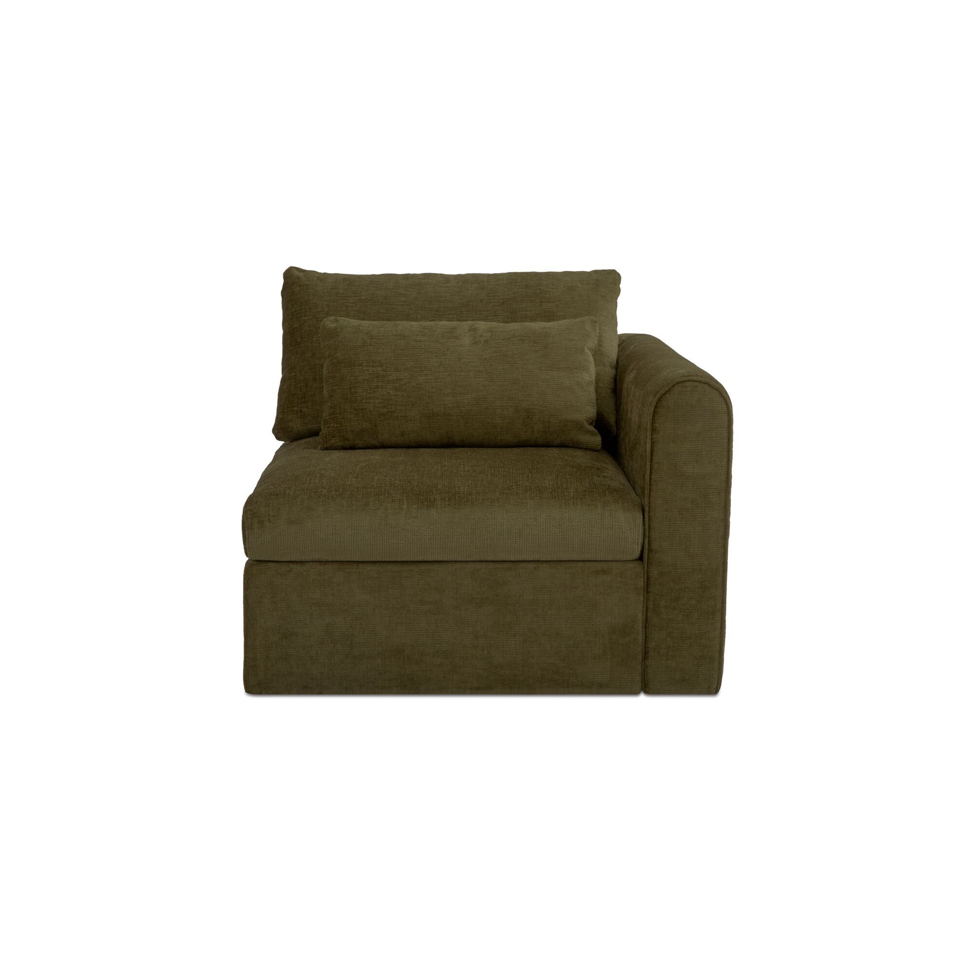 Swift - Right Arm Facing Chair - Dark Green