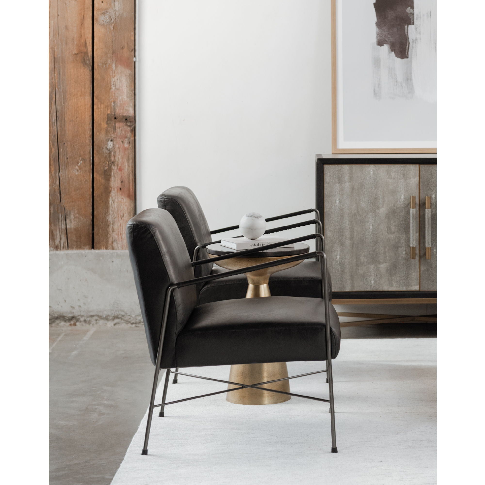 Font - Side Table - Brass