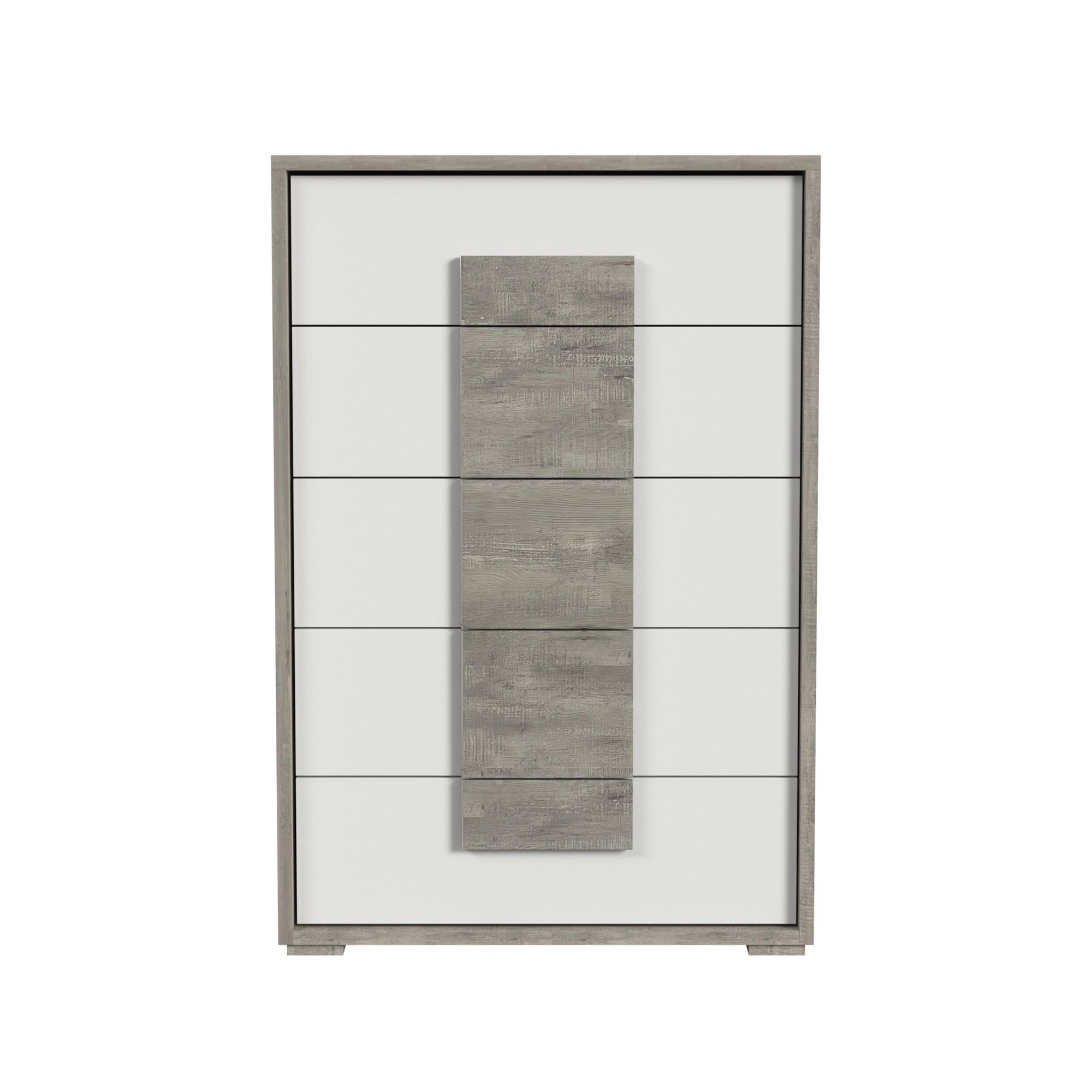 San Matteo - 5-Drawer Chest - Gray