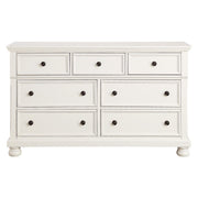 St. Simon - Dresser With Hidden Drawer - White