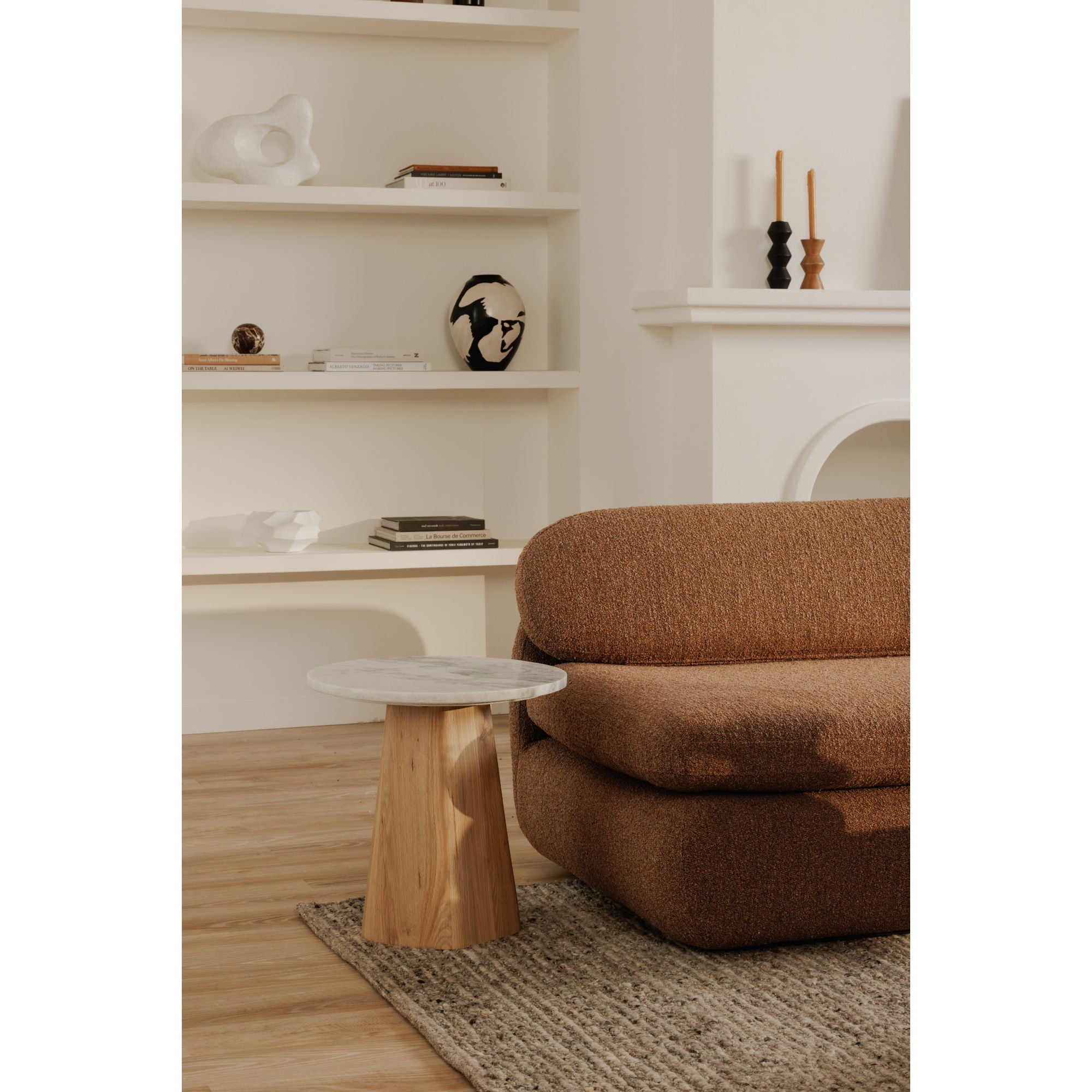 Evelyn - Accent Table - Ashen Grey Matrix