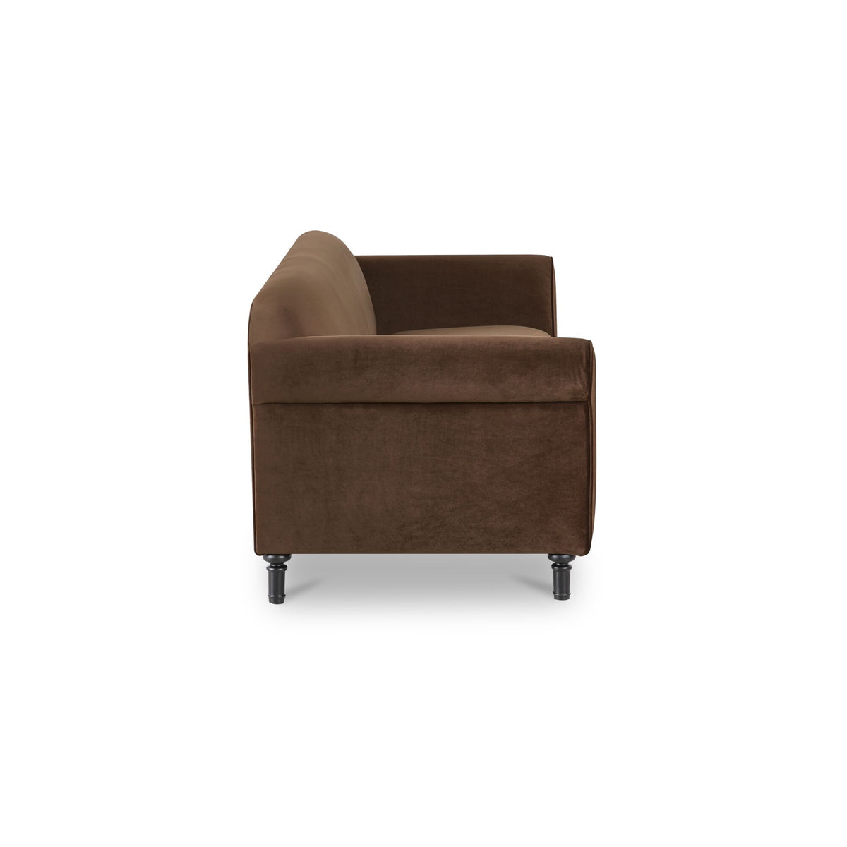 Harmony - Sofa Faux Mohair - Dark Brown