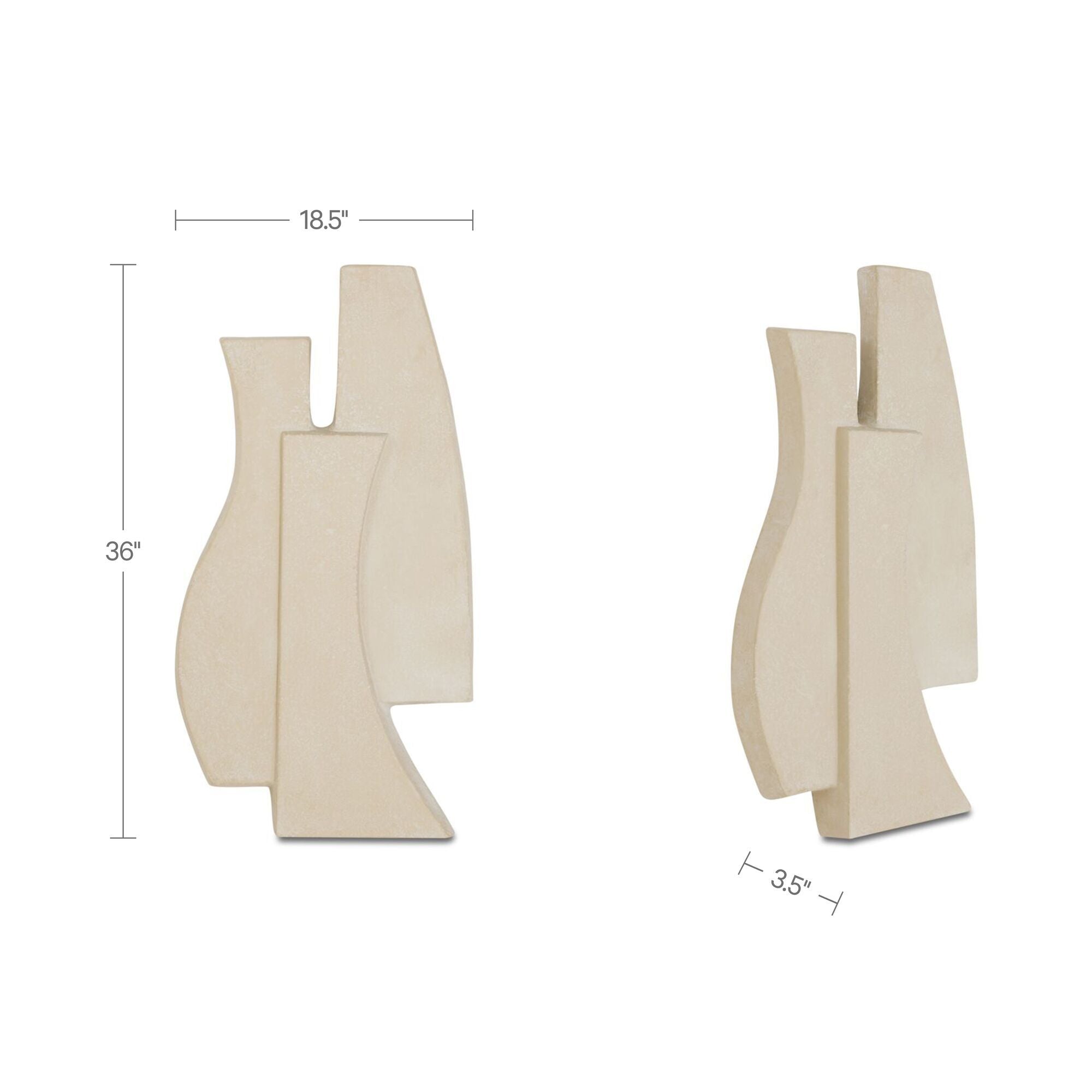 Ola - Wall Sculpture - Beige