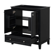 Modern Bathroom Vanity Base Only With Doors And Drawer