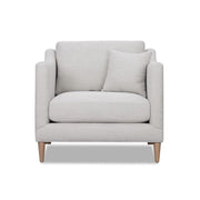 Chair With High Track Arms - Beige