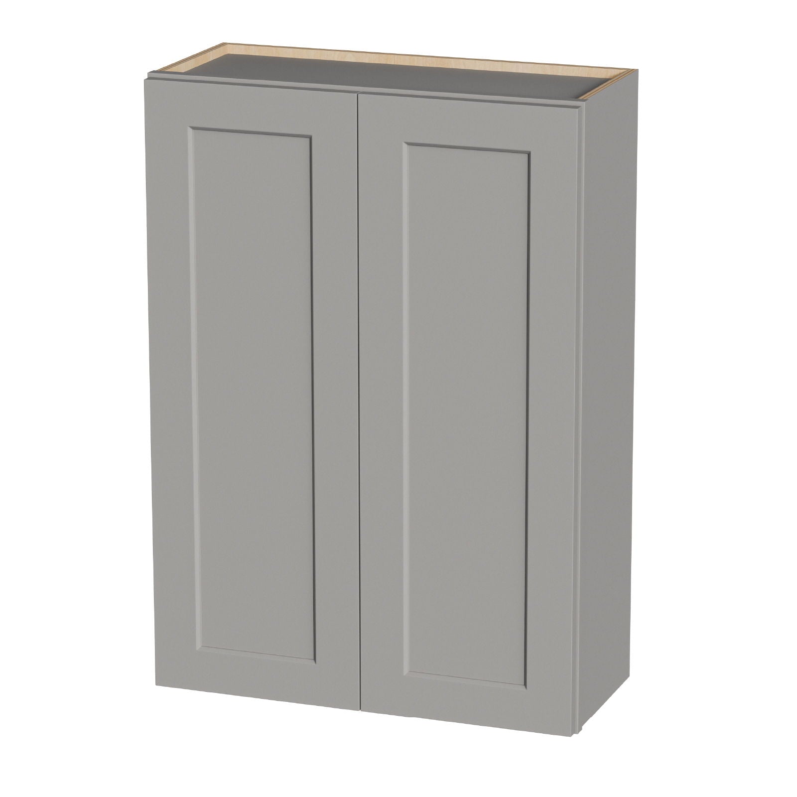 Shaker Wall Cabinet With Soft Close Hinges, Adjustable Shelves, Double Door