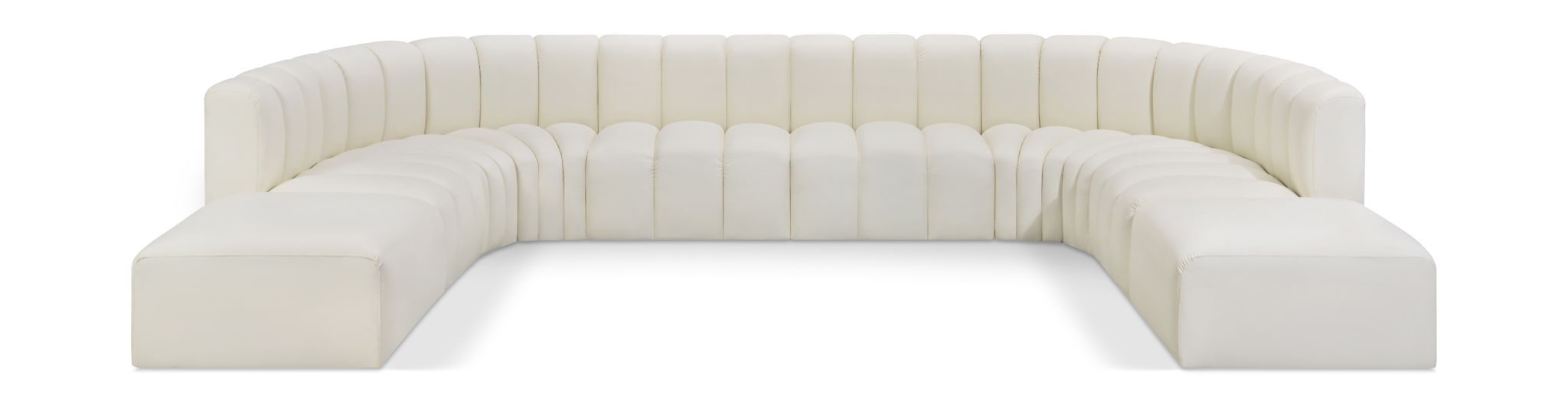 Arc - Faux Leather Modular Sectional