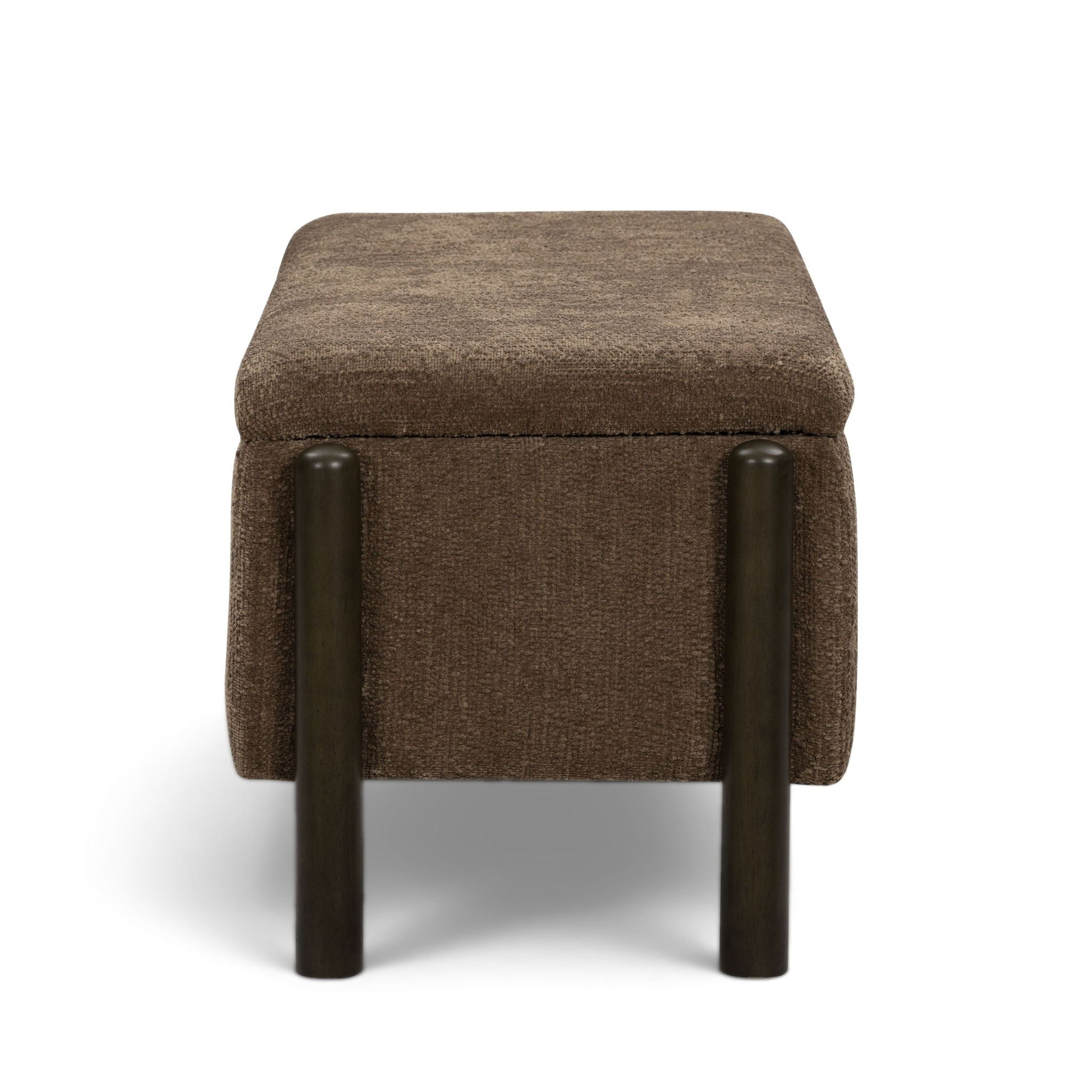 Abby - Nubby Fabric Storage Bench