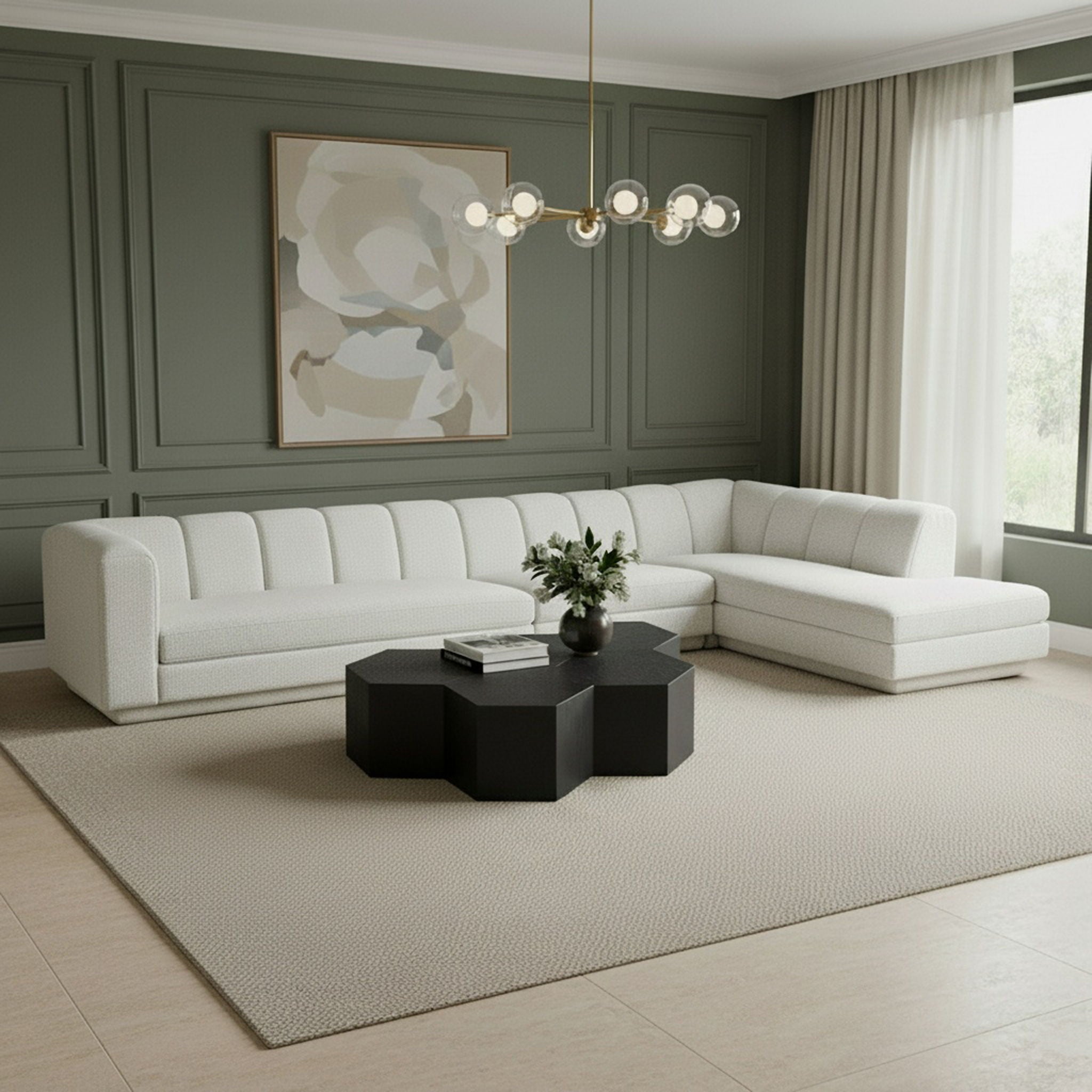 Modari - Sectional - Cream