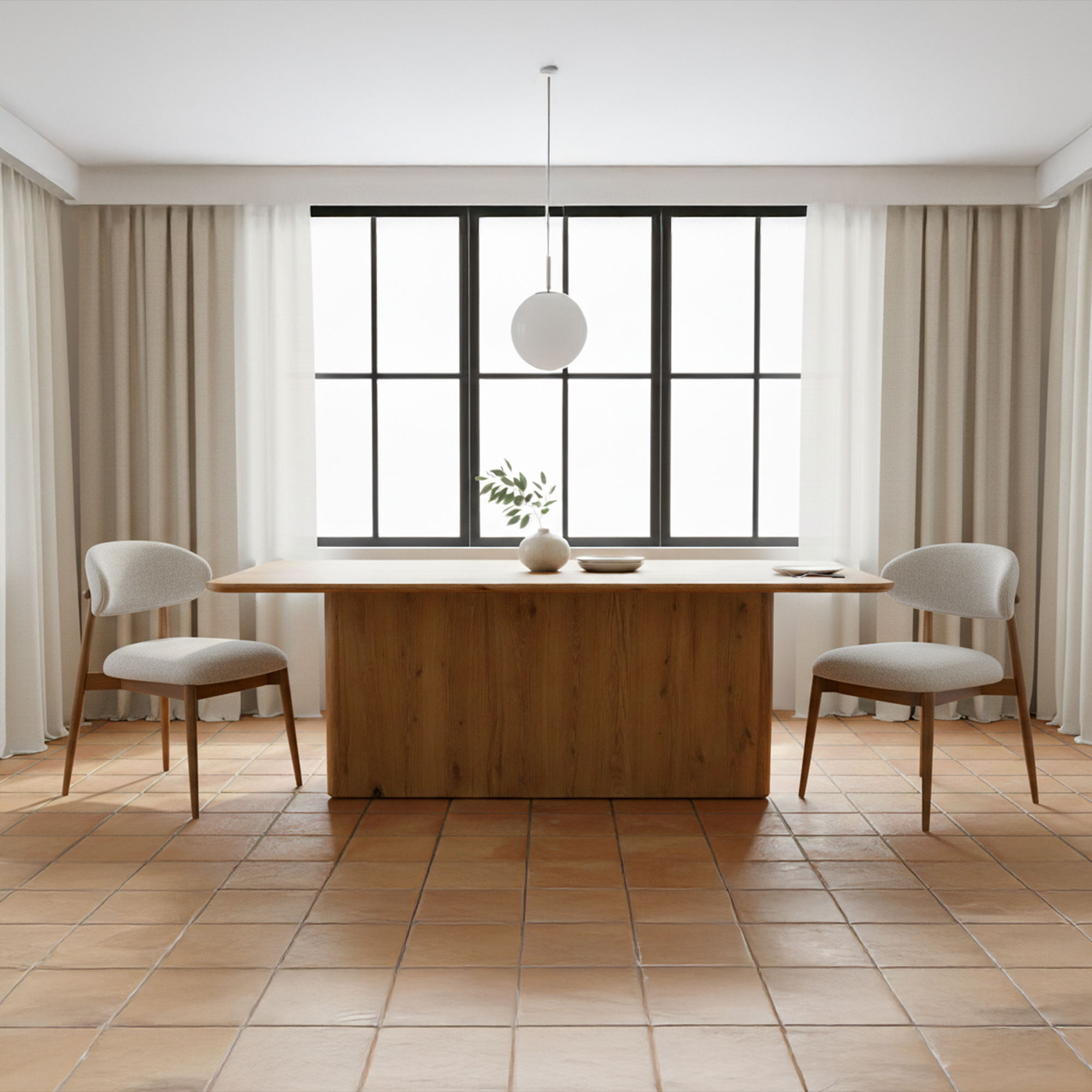 Ellie - Dining Chair - Oatmeal