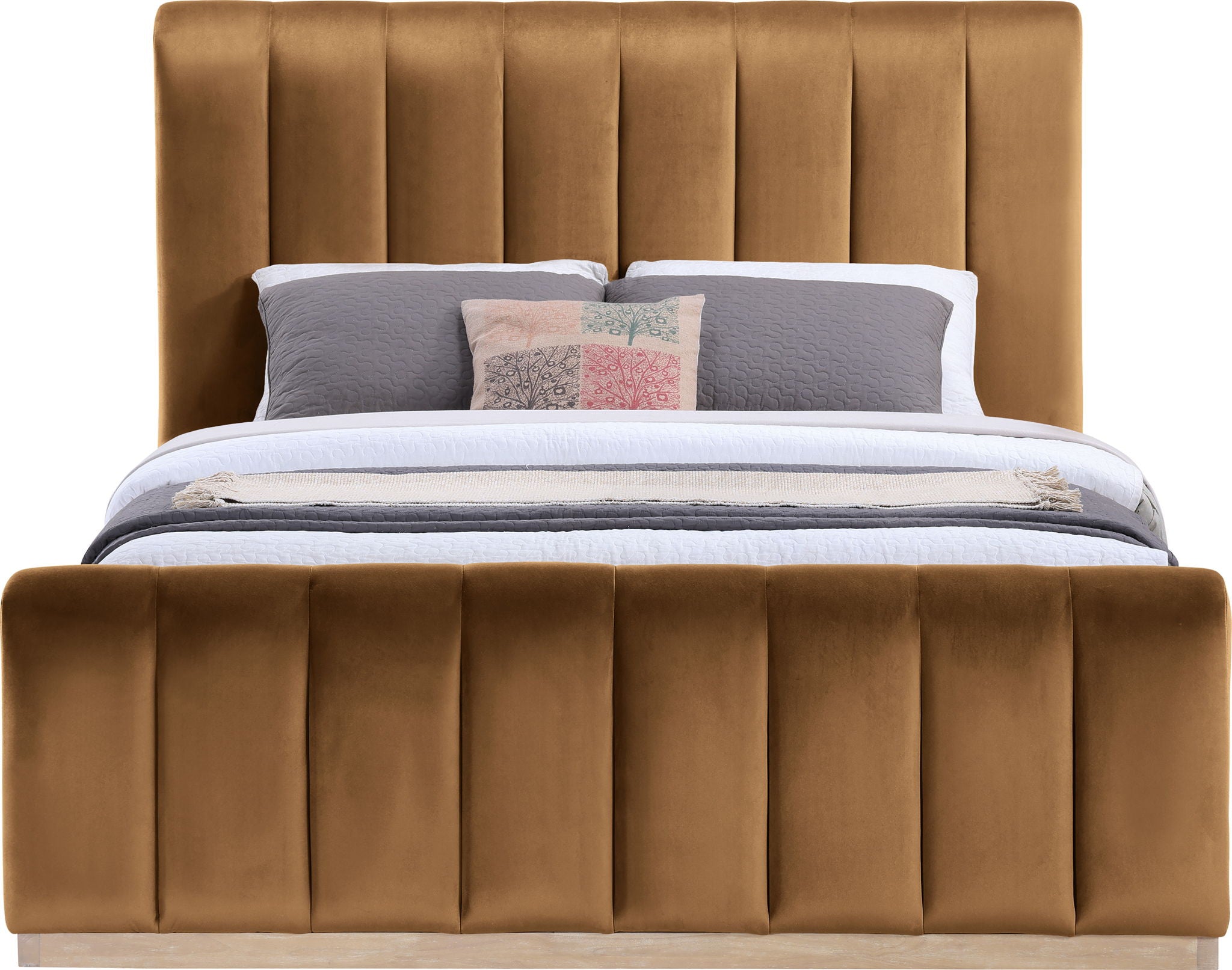 Amara - Velvet Bed