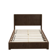 Platform Bed Frame With Headboard, Floor Standing Design
