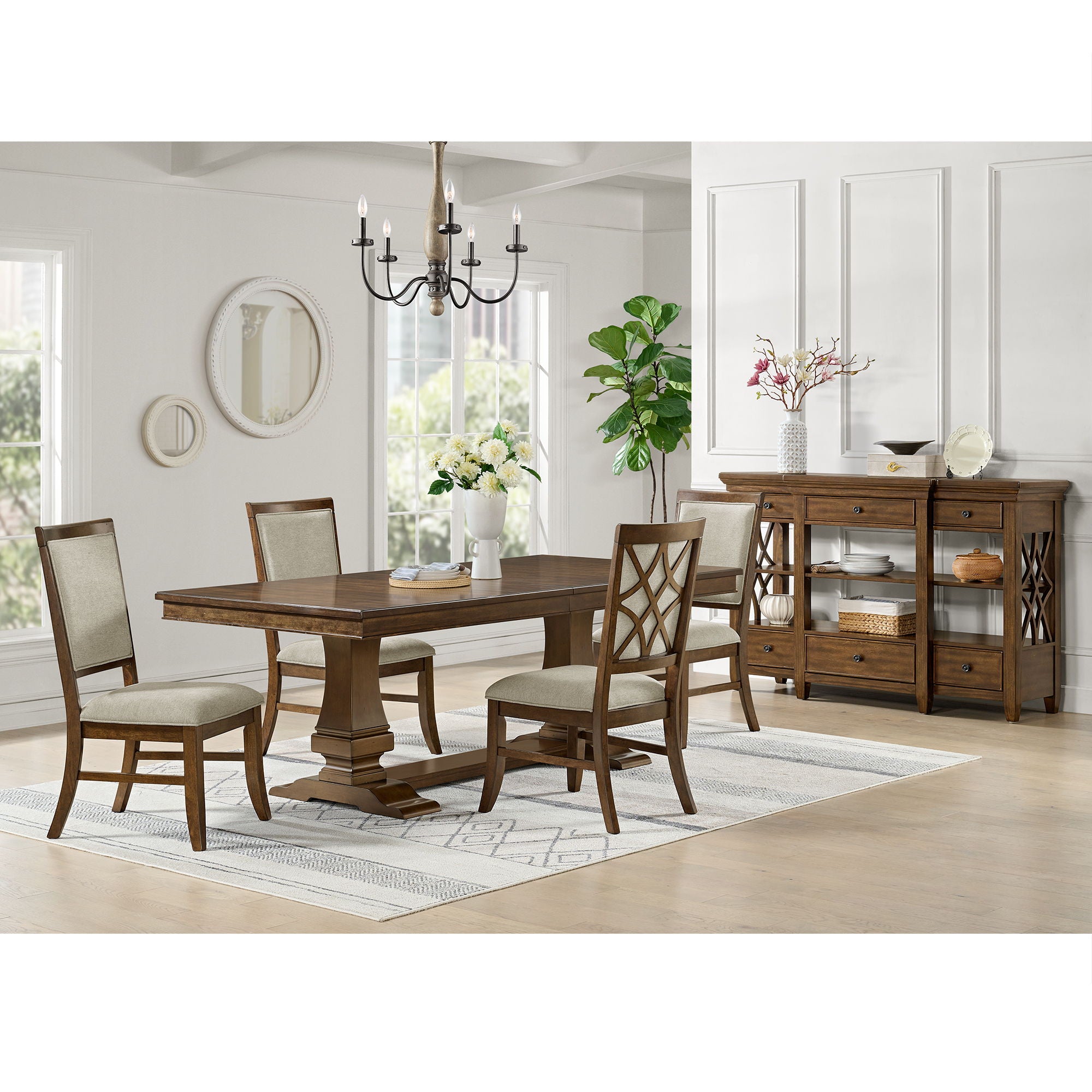 Phillipe - Dining Table With 18" Leaf - Cherry