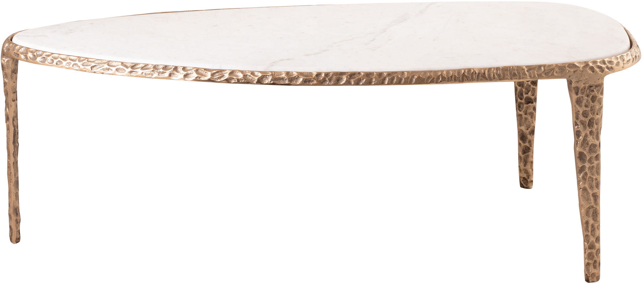 Gild - Aluminum Base And Genuine Marble Top Table