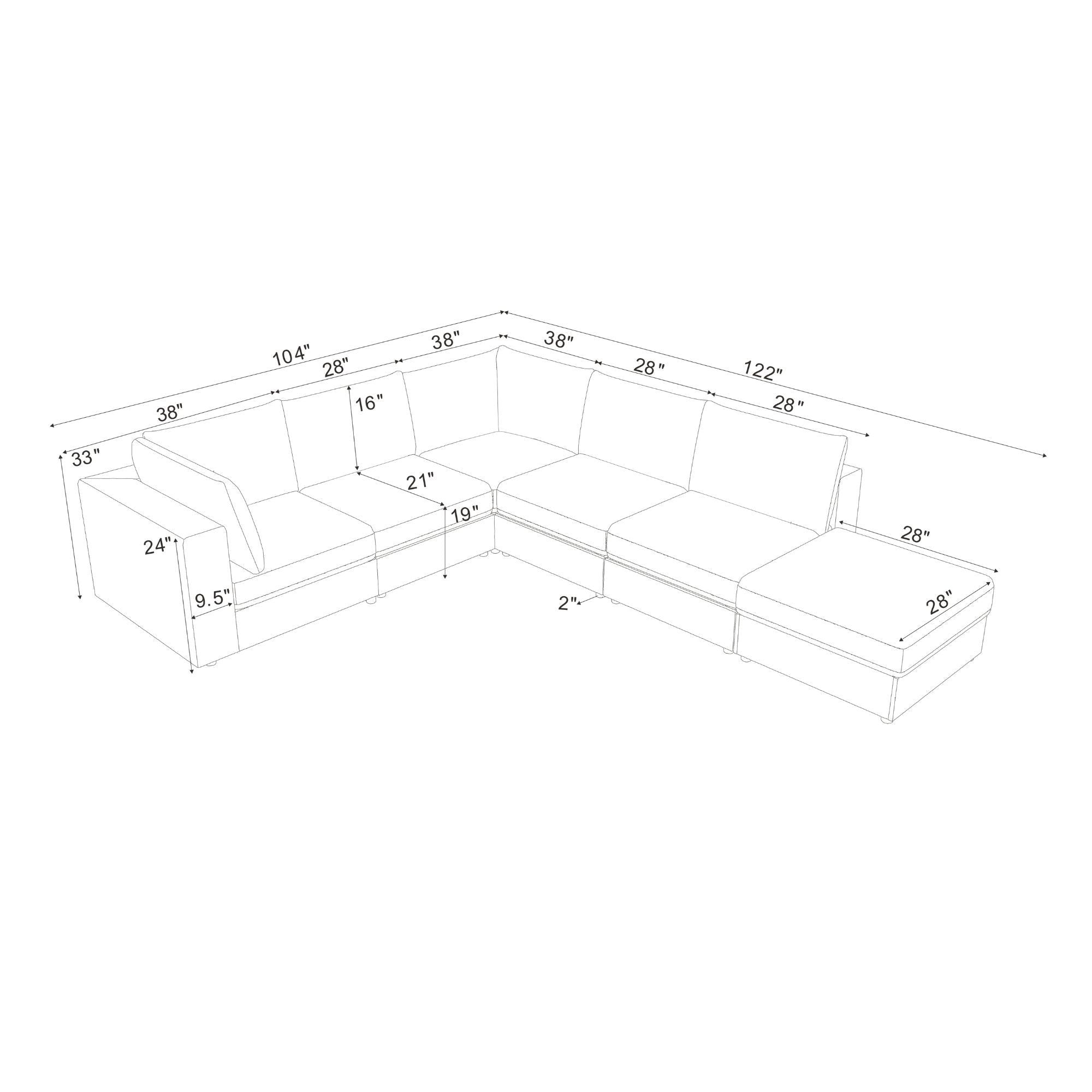 Reversible Modular Sectional