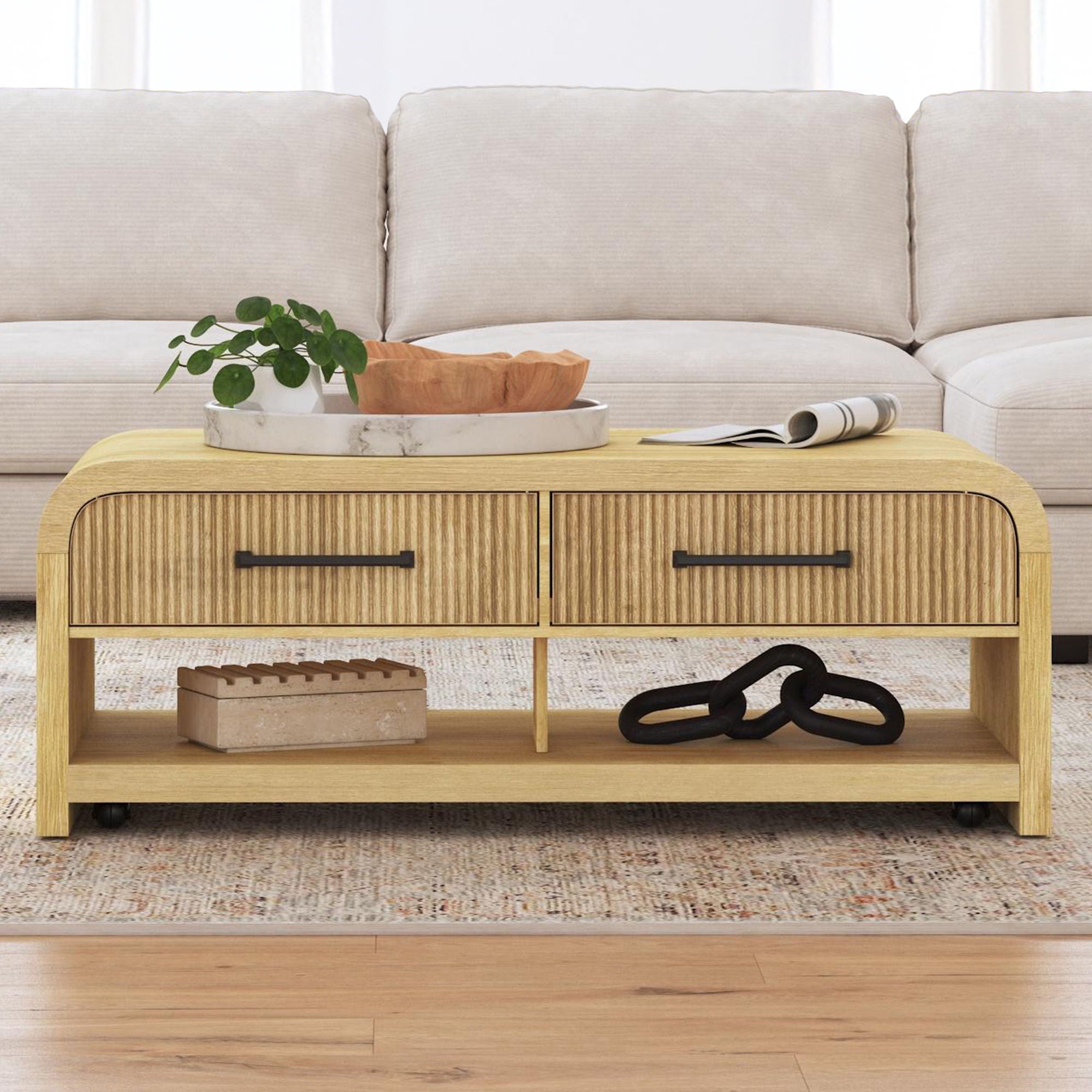Ridgemont - Coffee Table With Casters